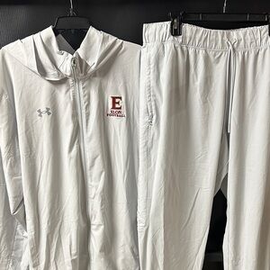 Under Armour athletic set: pants and jacket. Elon University football. XXL